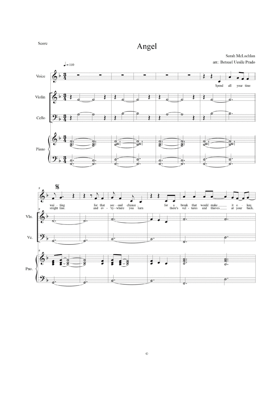 Angel (arr. Betsuel Uesile Prado)