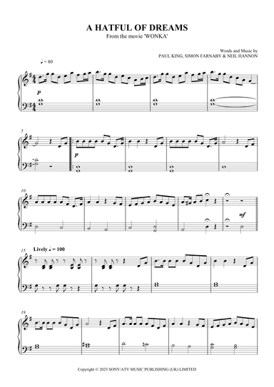 A Hatful Of Dreams (arr. SCMusic)