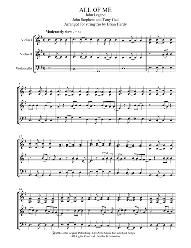 All Of Me (arr. Brian Hardy)
