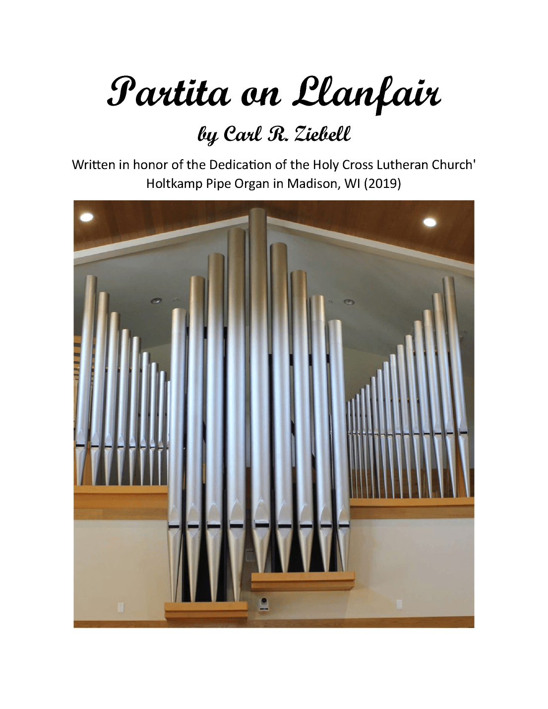 Partita on LLANFAIR (arr. Carl R. Ziebell)