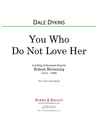 You Who Do Not Love Her