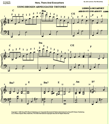 Here, There And Everywhere (arr. Doug Abbott)