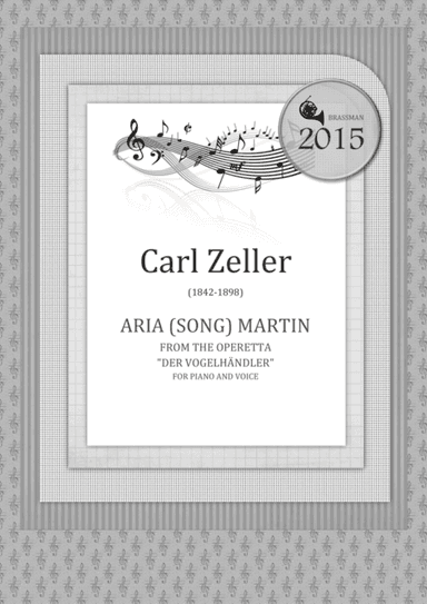 ARIA (SONG) MARTIN from the operetta "Der Vogelhändler" piano and voice (arr. Igor Zugrov)