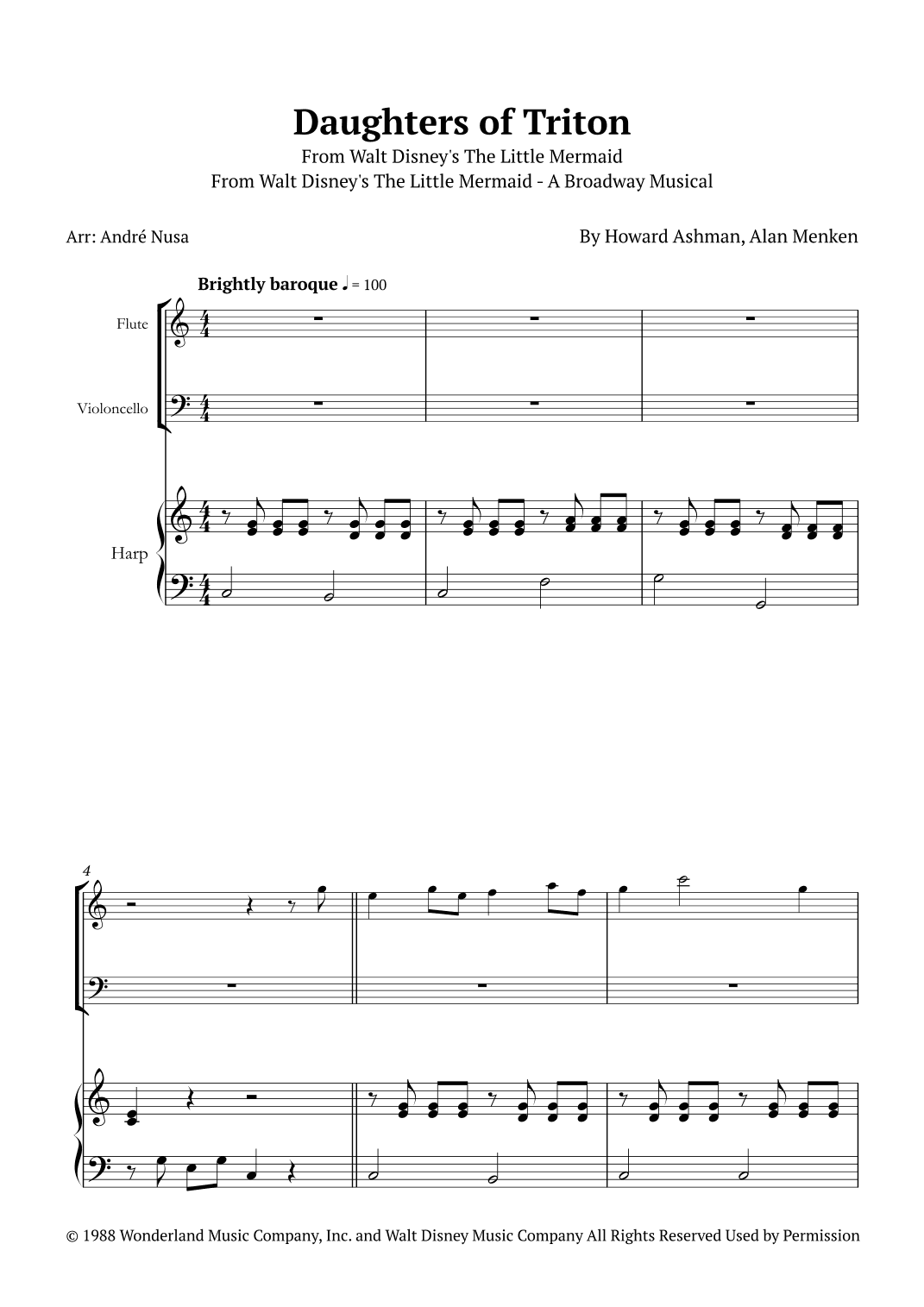 Daughters Of Triton (arr. André Nusa)