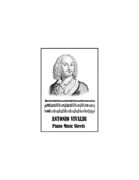 Antonio Vivaldi Piano Music sheets (arr. GLCreatives)