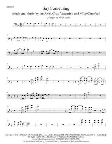 Say Something (arr. Kevin Busse)
