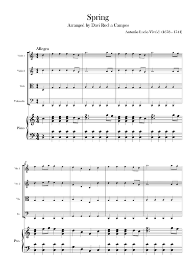 Spring (arr. Davi Rocha Campos)