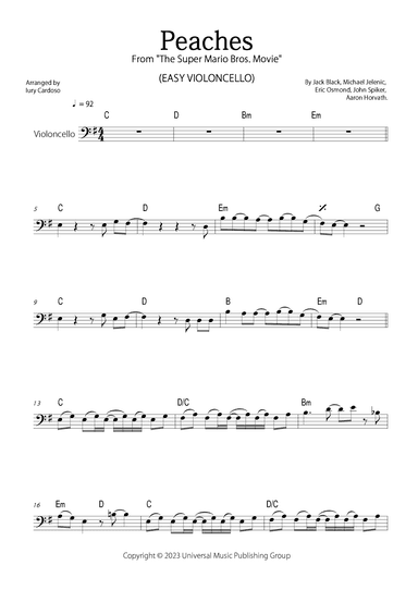Peaches (arr. Iury Cardoso)
