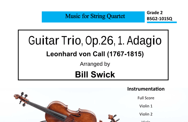 Guitar Trio, Op. 26 I. Adagio (arr. Bill Swick)