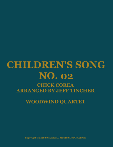 Children's Song No. 2 (arr. Jeff Tincher)