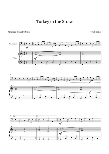 Turkey in the Straw (arr. André Nusa)