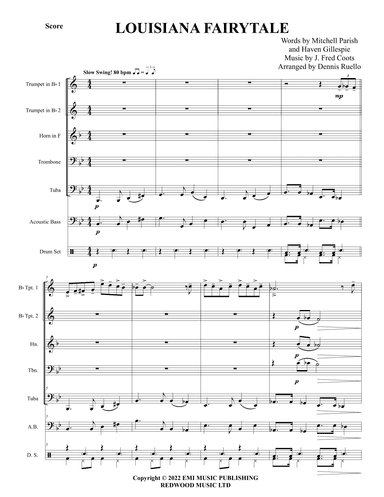 Louisiana Fairy Tale (arr. Dennis Ruello)