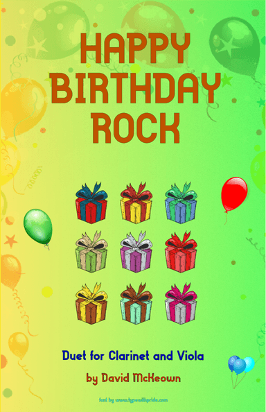Happy Birthday Rock, for Clarinet and Viola Duet (arr. David McKeown)