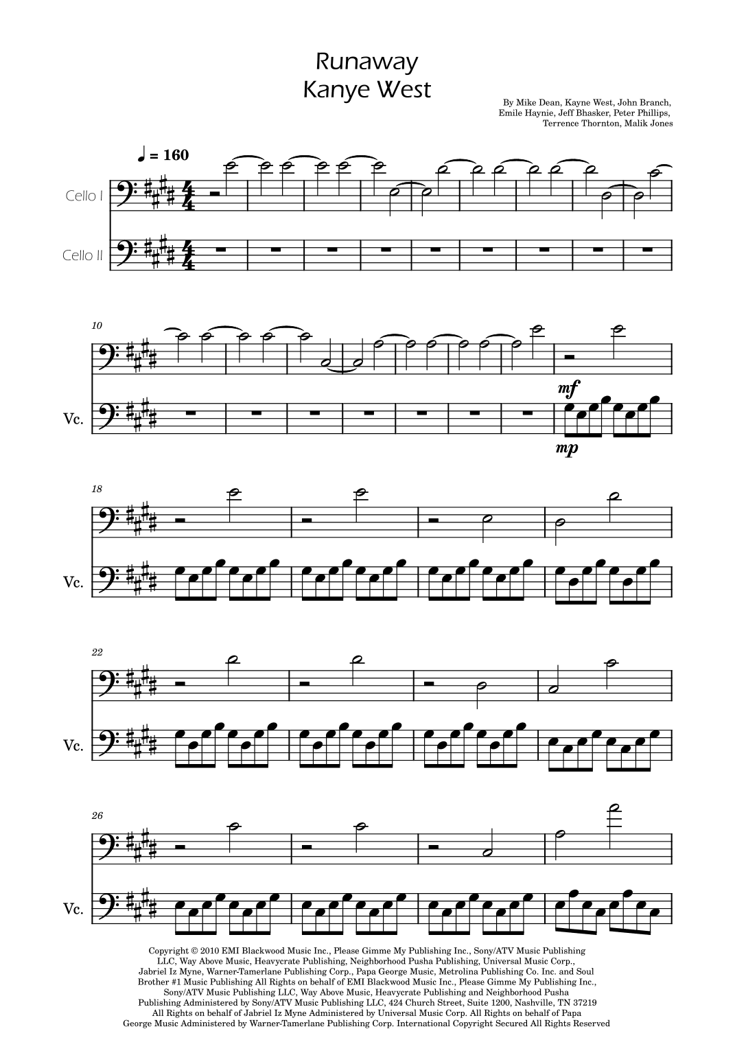 Runaway (arr. Ygor Nunes)