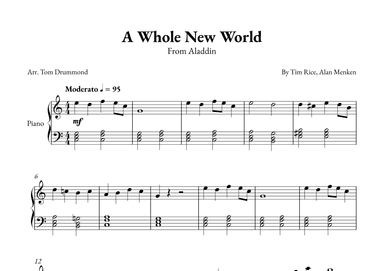 A Whole New World (arr. Tom Drummond)