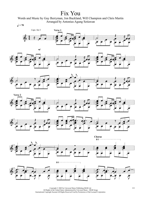 Fix You (arr. Antonius Agung Setiawan)