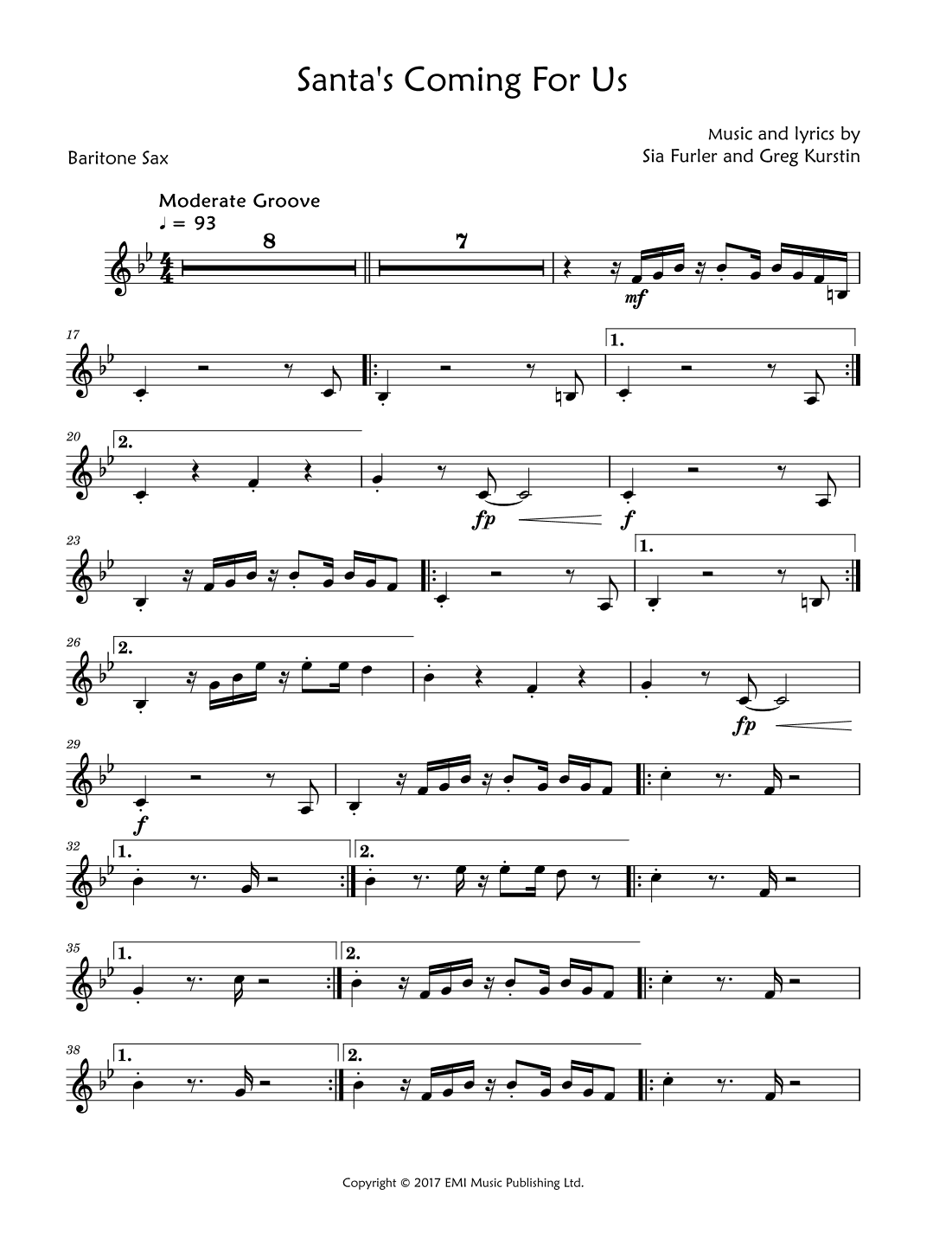 Santa's Coming For Us (arr. David Lartey)