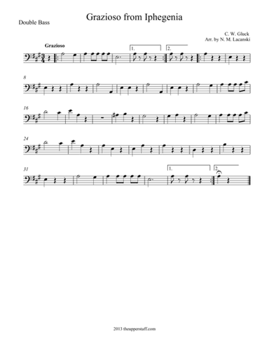 Grazioso from Iphegenia (arr. Nick Lacanski)