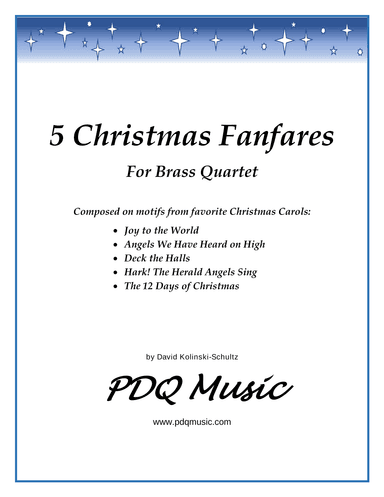 5 Christmas Fanfares for Brass Quartet