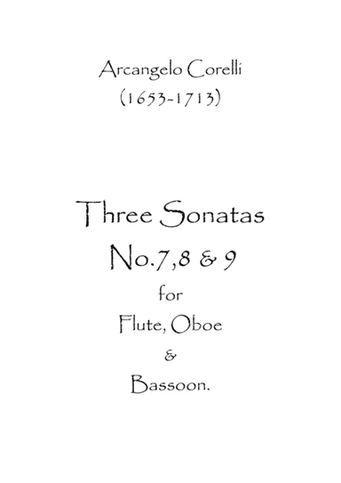 Three Sonatas No.7,8 & 9 (arr. Spence Bundy)