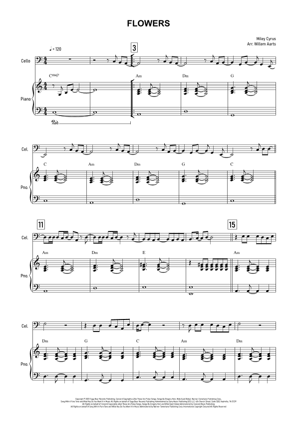 Flowers (arr. Willem Aarts)