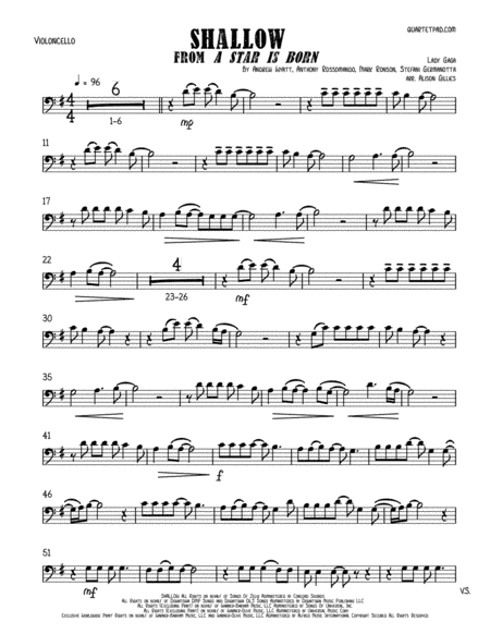Shallow (arr. Alison Gillies)