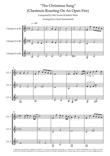The Christmas Song (chestnuts Roasting On An Open Fire) (arr. Claire Summerbell)