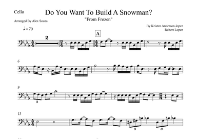 Do You Want To Build A Snowman? (arr. Alex Souza)