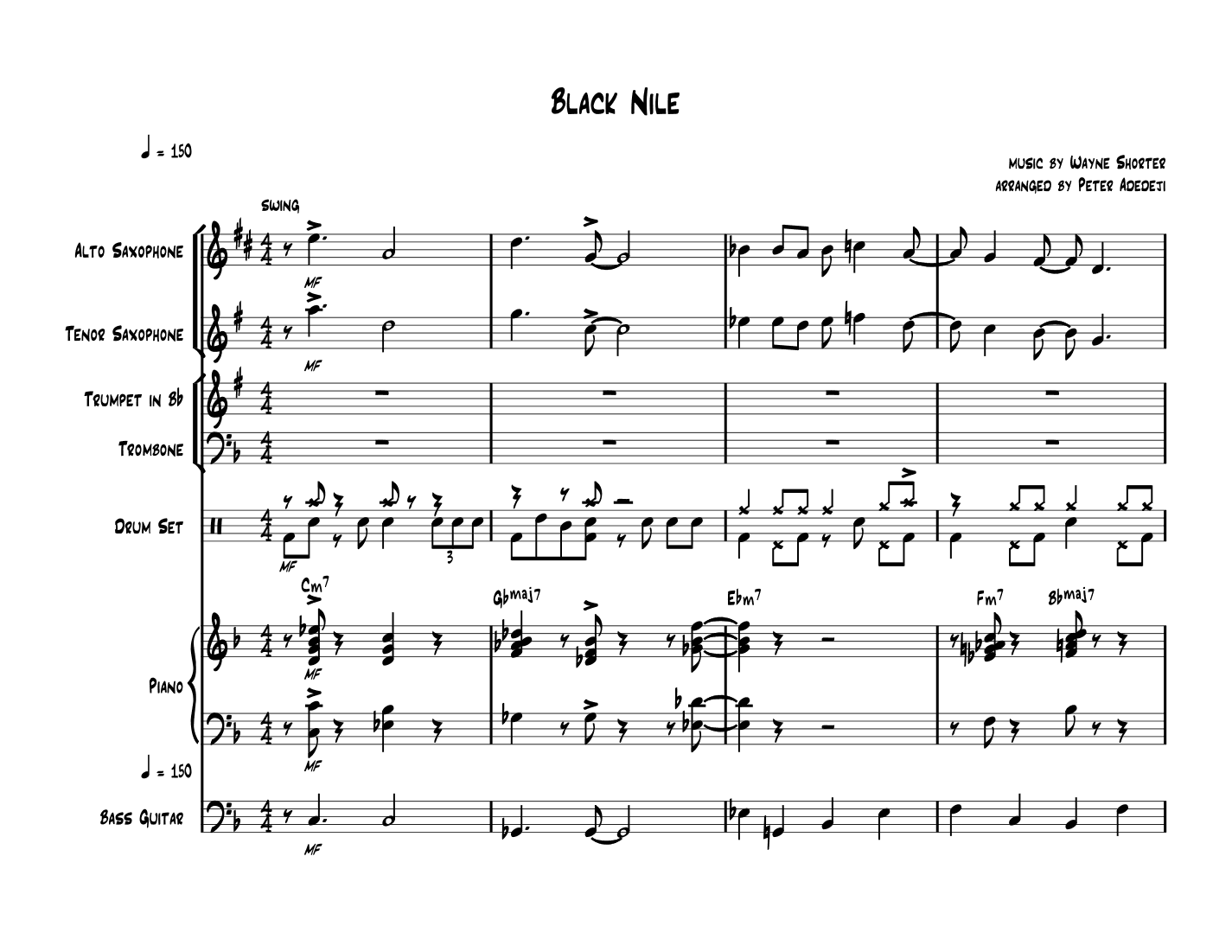 Black Nile (arr. Peter Adedeji)