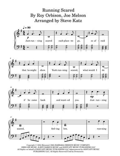 Running Scared (arr. Steve Katz)