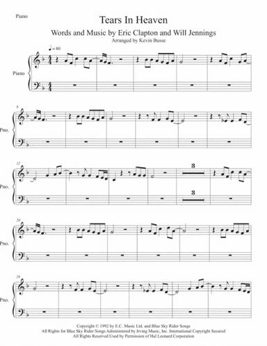 Tears In Heaven (arr. Kevin Busse)