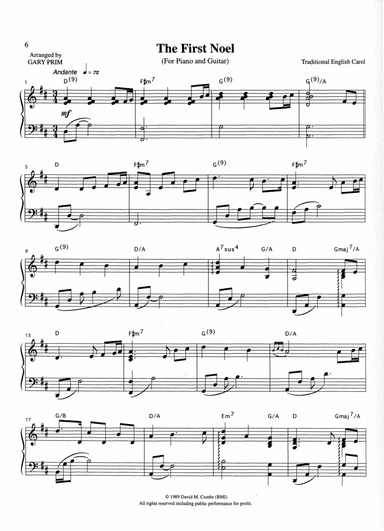 The First Noel (arr. Gary Prim)
