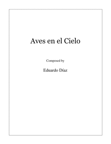 Aves en el Cielo