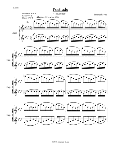 Organ Postlude - The Jubilant