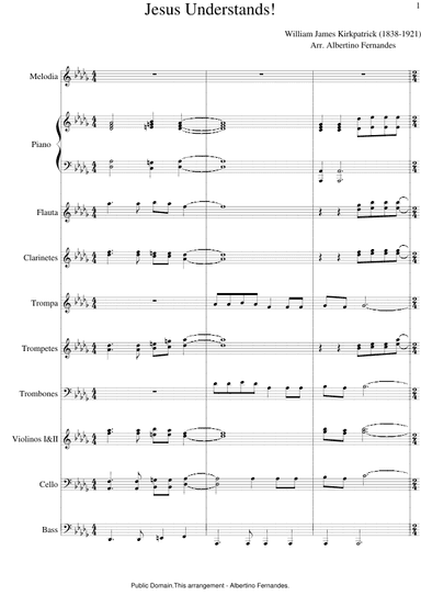 Jesus Understands! - Score Only (arr. Albertino Fernandes)