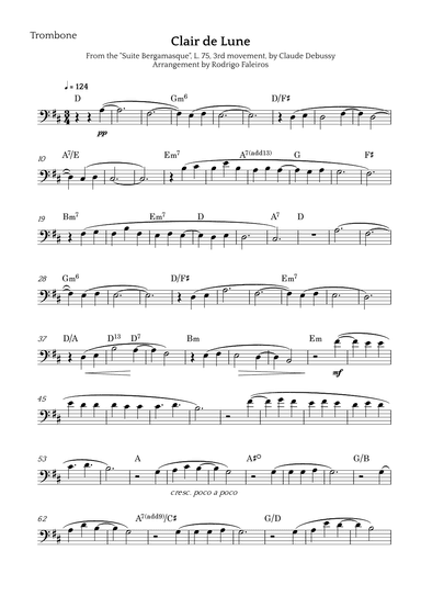 Clair de Lune (arr. Rodrigo Faleiros)