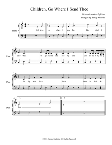 Children, Go Where I Send Thee (arr. Sandy McIntire)