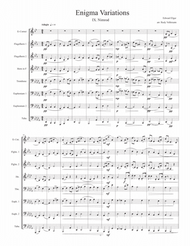 Nimrod for brass octet (arr. Rudy Volkmann)