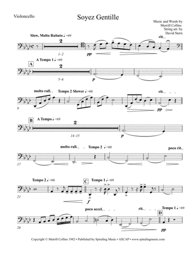 Soyez Gentille in Ab Cello