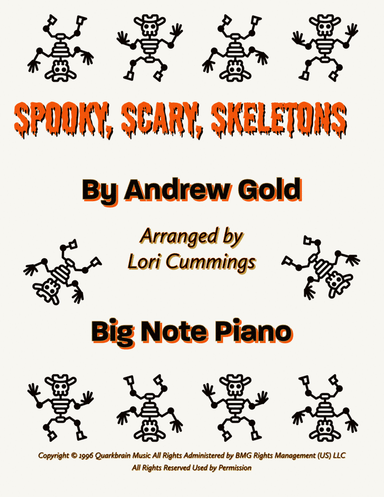 Spooky Scary Skeletons (arr. Lori Cummings)