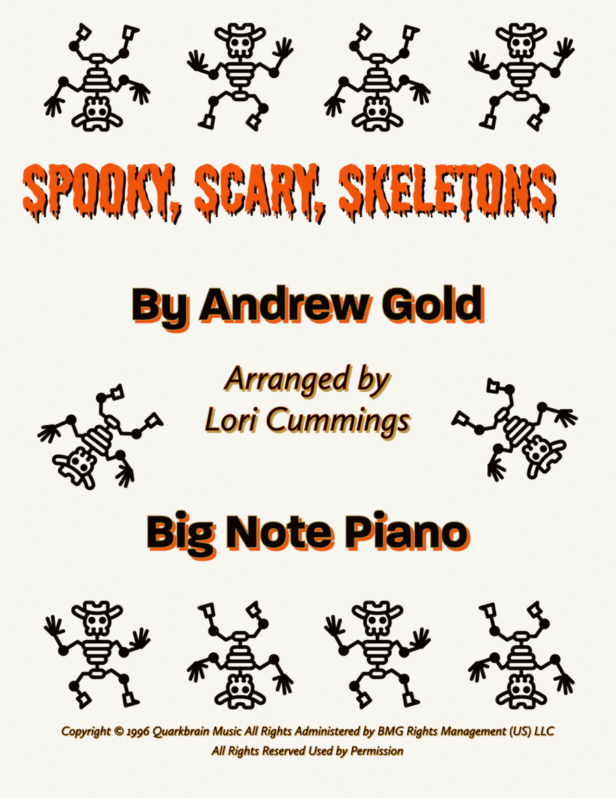 Spooky Scary Skeletons (arr. Lori Cummings)