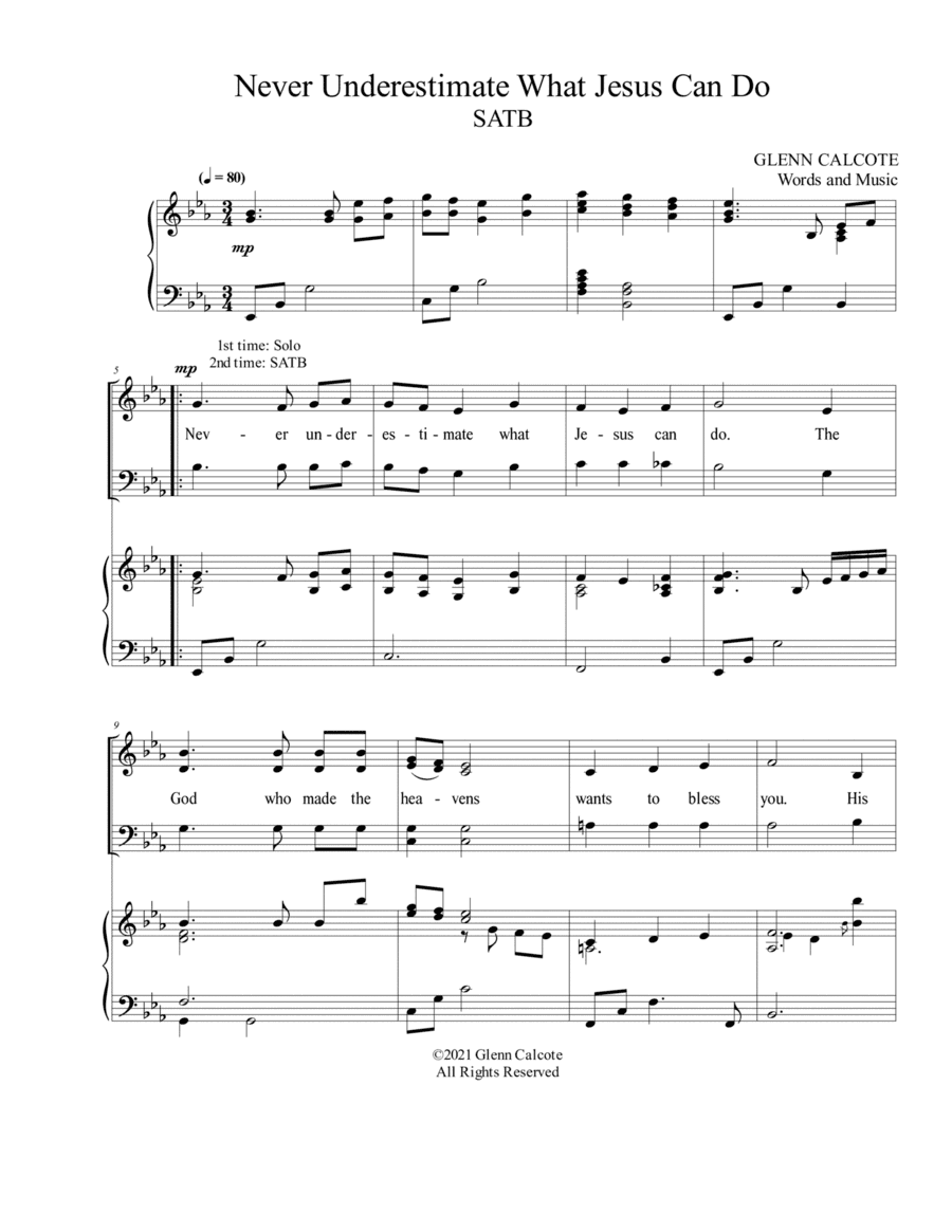 Never Underestimate What Jesus Can Do