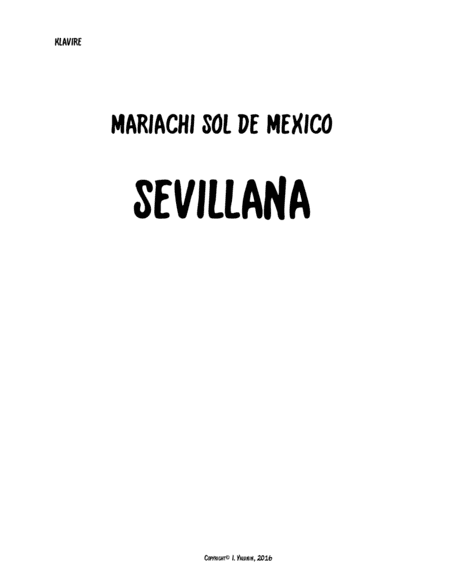Mariachi Sol de Mexico - Sevillana (arr. I. Yalunin)