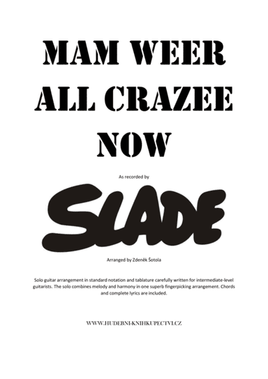 Mama Weer All Crazee Now (arr. Zdeněk Šotola)