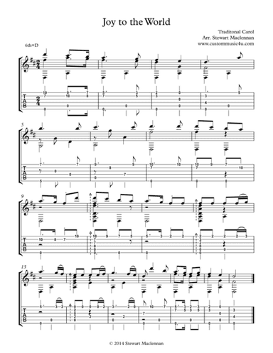 Joy to the World (arr. Stewart Maclennan)