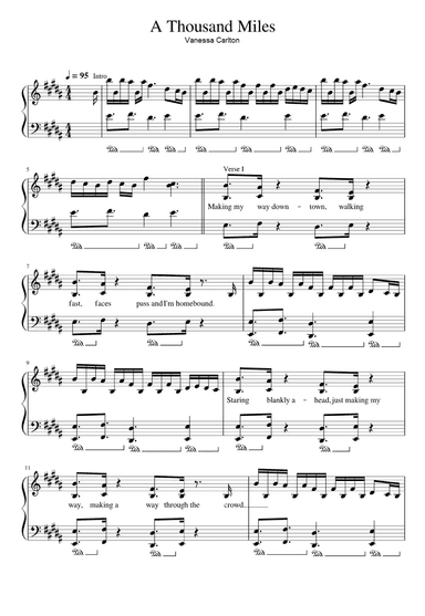 A Thousand Miles (arr. Eduardo Sabino)