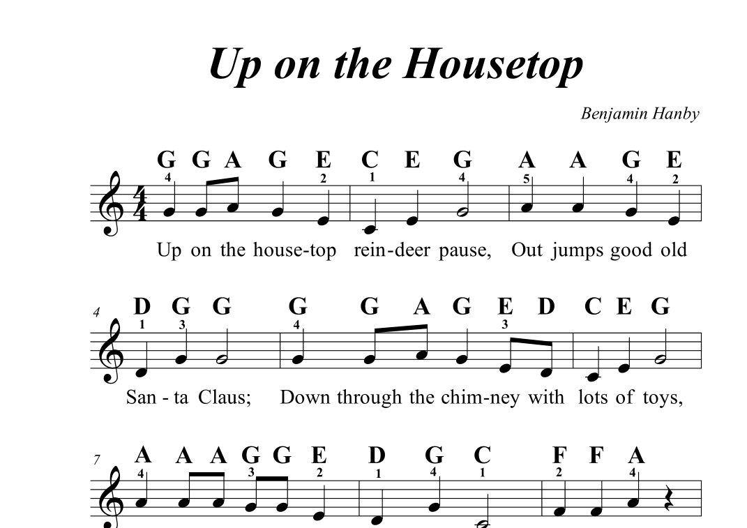 Up on the Housetop (arr. Avgusta Udartseva)
