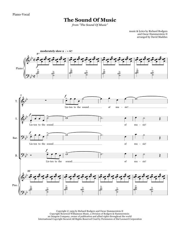 The Sound Of Music (arr. David Maddux)