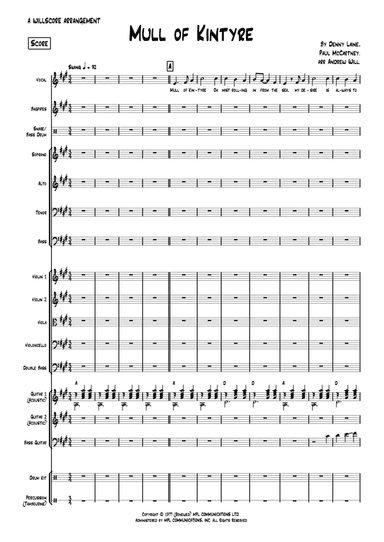 Mull Of Kintyre (arr. Andrew Will)