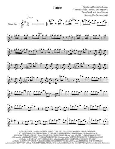 Juice (arr. Persimmon Sounds)